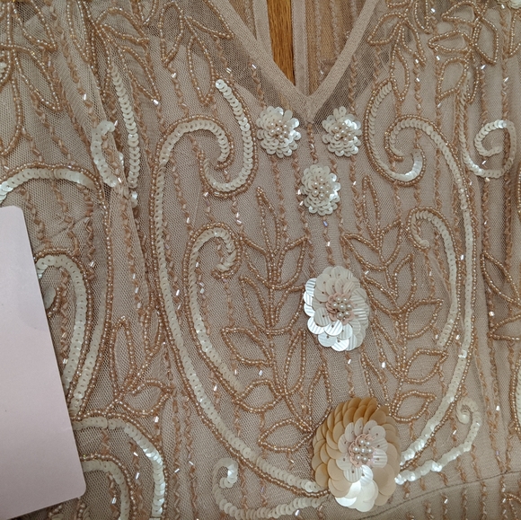 NWT BHLDN Anthropologie kincaid beaded dress - Picture 4 of 8